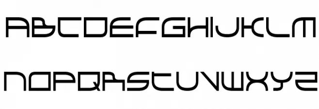 GalgaBold Condensed Schriftart Groß