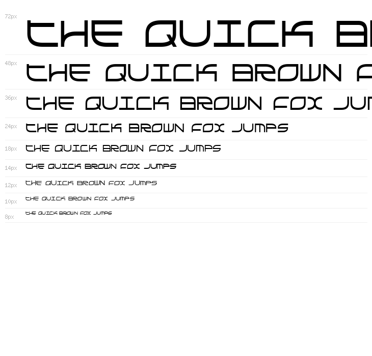 GalgaBold Condensed Waterfall