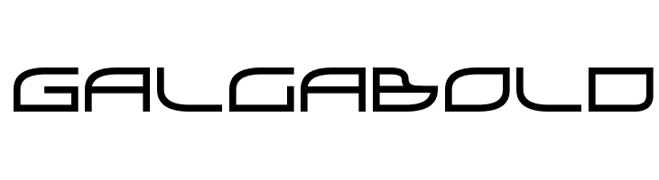 GalgaBold Font