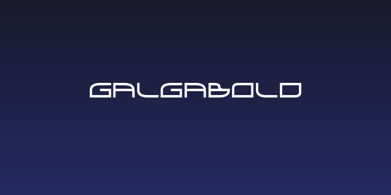 GalgaBold Social Header