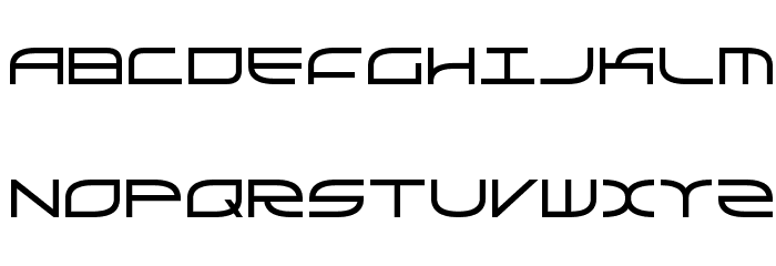 GalgaBold Schriftart Kleinbuchstaben