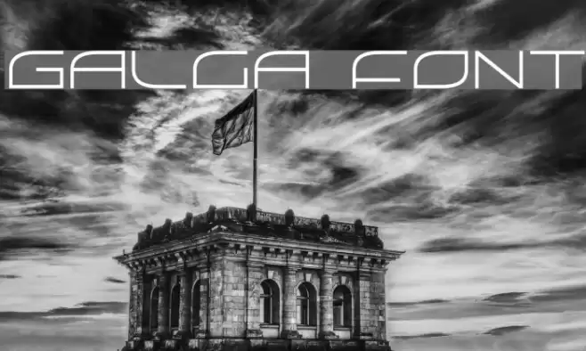Galga Font examples
