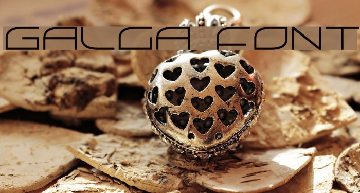 Galga Font examples