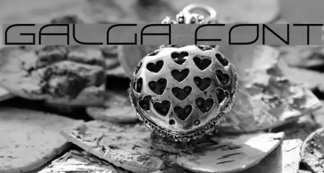 Galga Font examples