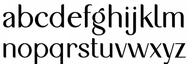 Galgony Font LOWERCASE