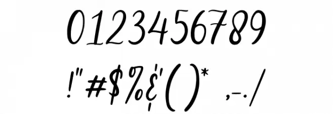 Galih Ratna Font OTHER CHARS