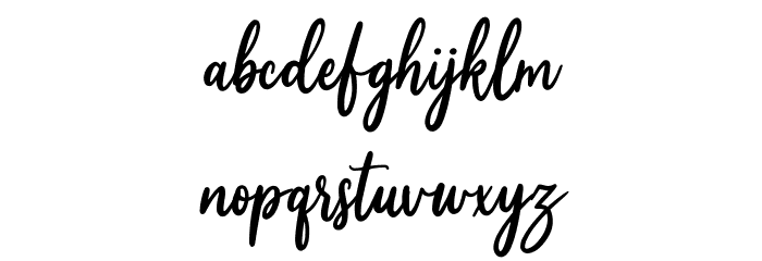 Galih Ratna Font LOWERCASE