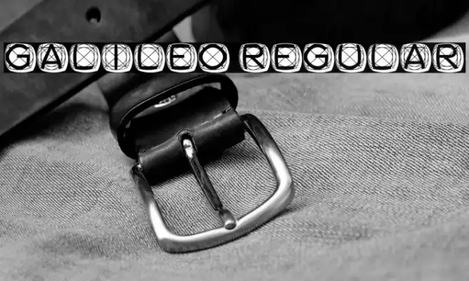 Galileo Regular Font examples