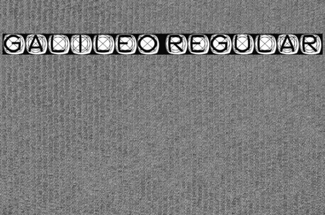 Galileo Regular Font examples