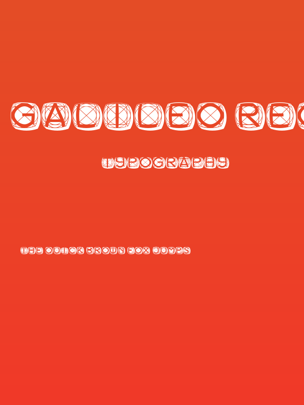 Galileo Regular Poster