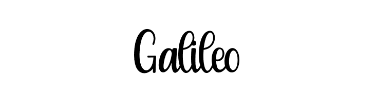 Galileo  नि: शुल्क फ़ॉन्ट्स डाउनलोड