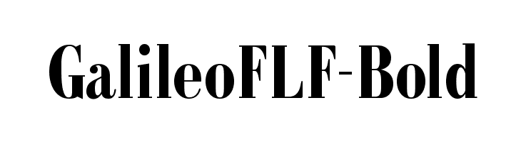 GalileoFLF-Bold  Frei Schriftart Herunterladen