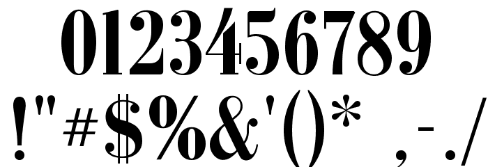 GalileoFLF-Bold Font OTHER CHARS