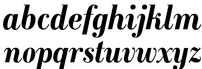 GalileoFLF-BoldItalic Font LOWERCASE