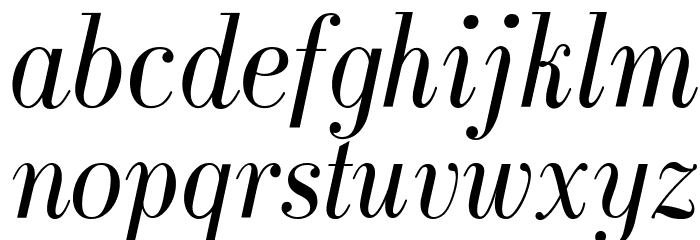 GalileoFLF-Italic Font LOWERCASE