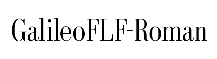 GalileoFLF-Roman  Скачать бесплатные шрифты