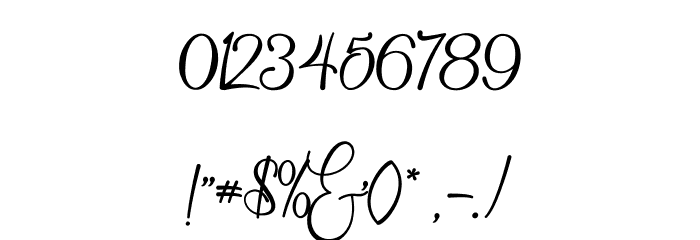 Galinah Font OTHER CHARS