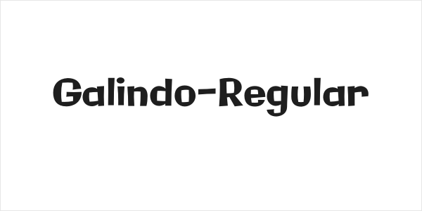 Galindo-Regular Logo