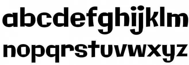 Galindo फ़ॉन्ट लोअरकेस