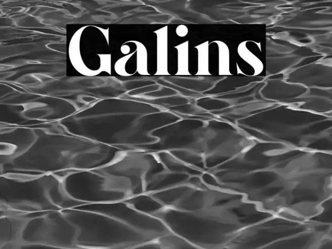 Galins Font examples
