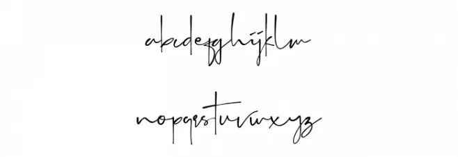 GalintaSignature-free Fuentes MINÚSCULAS