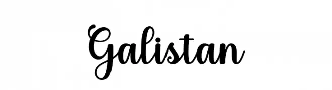 Galistan  Frei Schriftart Herunterladen