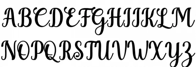 Galistan Schriftart Groß