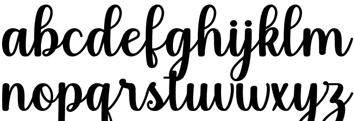 Galistan Font LOWERCASE