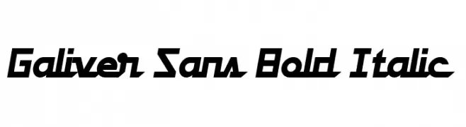 Galiver Sans Bold Italic  Descarca Fonturi Gratis