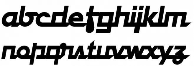 Galiver Sans Bold Italic फ़ॉन्ट लोअरकेस