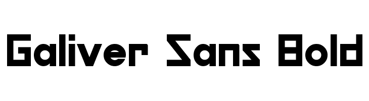 Galiver Sans Bold  Frei Schriftart Herunterladen