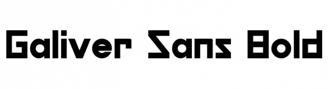 Galiver Sans Bold  Descarca Fonturi Gratis