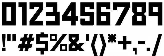 Galiver Sans Bold Font OTHER CHARS