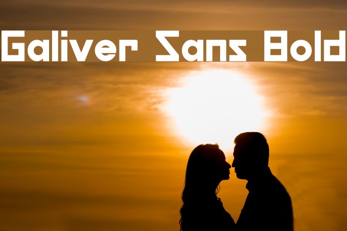 Galiver Sans Bold Example 1