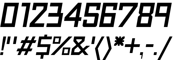 Galiver Sans Italic Font OTHER CHARS