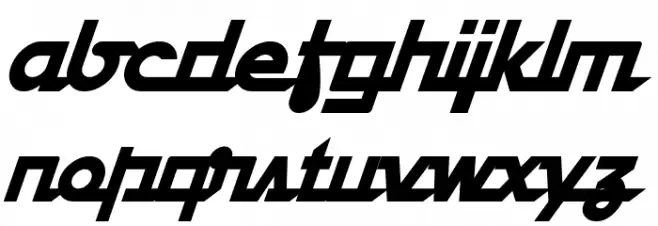 Galiver Sans Obliques Bold Italic Schriftart Kleinbuchstaben