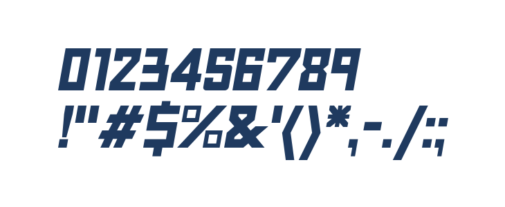 Galiver Sans Obliques Bold Other Characters