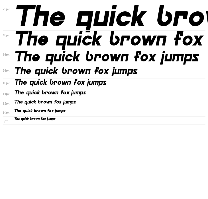 Galiver Sans Obliques Bold Waterfall