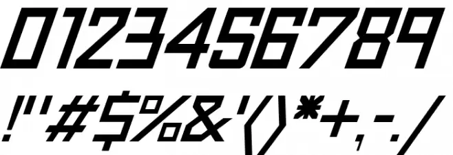 Galiver Sans Obliques Italic Font OTHER CHARS