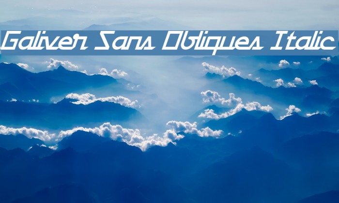 Galiver Sans Obliques Italic Example 2