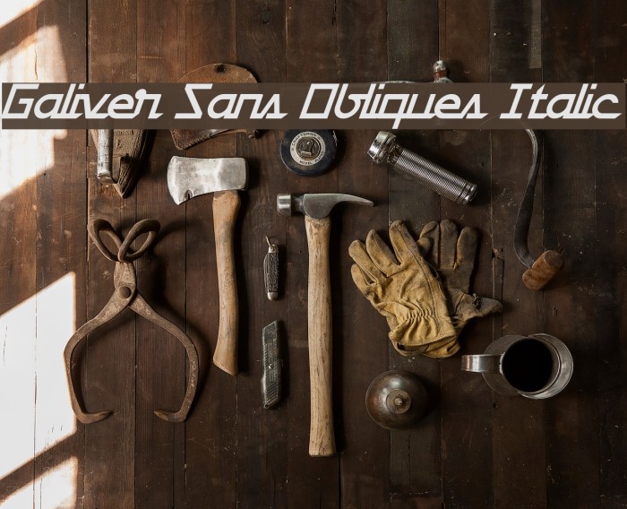 Galiver Sans Obliques Italic Example 3