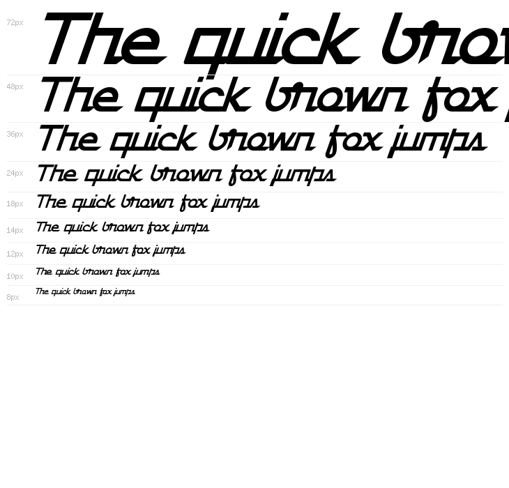 Galiver Sans Obliques Italic Waterfall