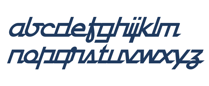 Galiver Sans Obliques Italic Lowercase