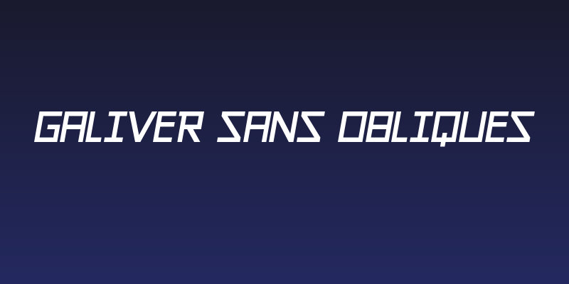 Galiver Sans Obliques Social Header