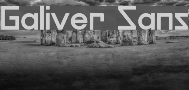 Galiver Sans Font examples