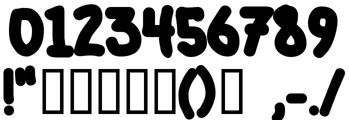 Galla Black Font OTHER CHARS