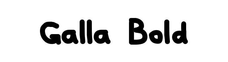 Galla Bold  Fuentes Gratis Descargar