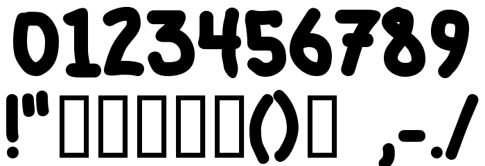 Galla Bold Font OTHER CHARS