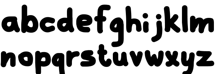 Galla Bold Font LOWERCASE