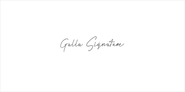 Galla Signature Logo